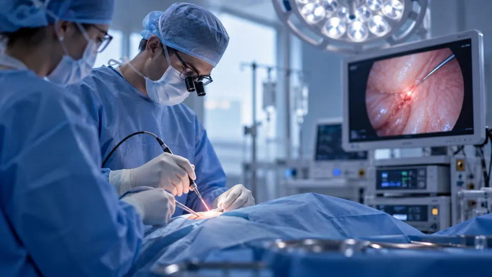 Thulium fiber laser system for precise soft-tissue applications.