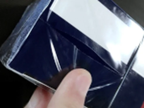 Plastic film cutting